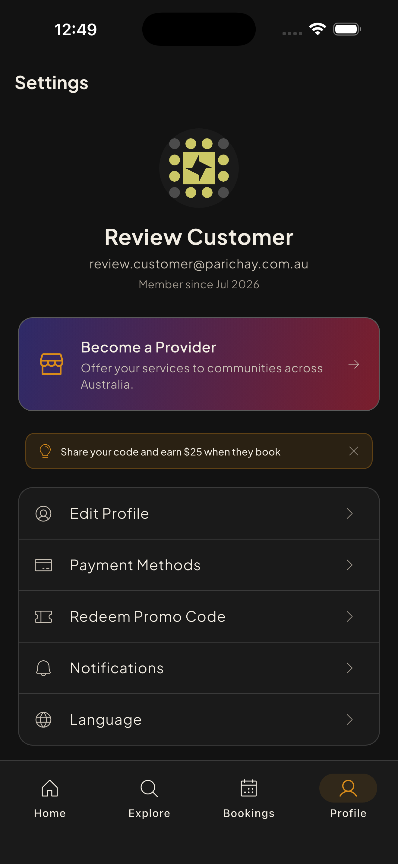 Your Parichay account and settings